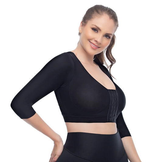 6208 Brasier Post-Quirúrgico con mangas – controlled compression and ergonomic support for chest, arms, and upper torso