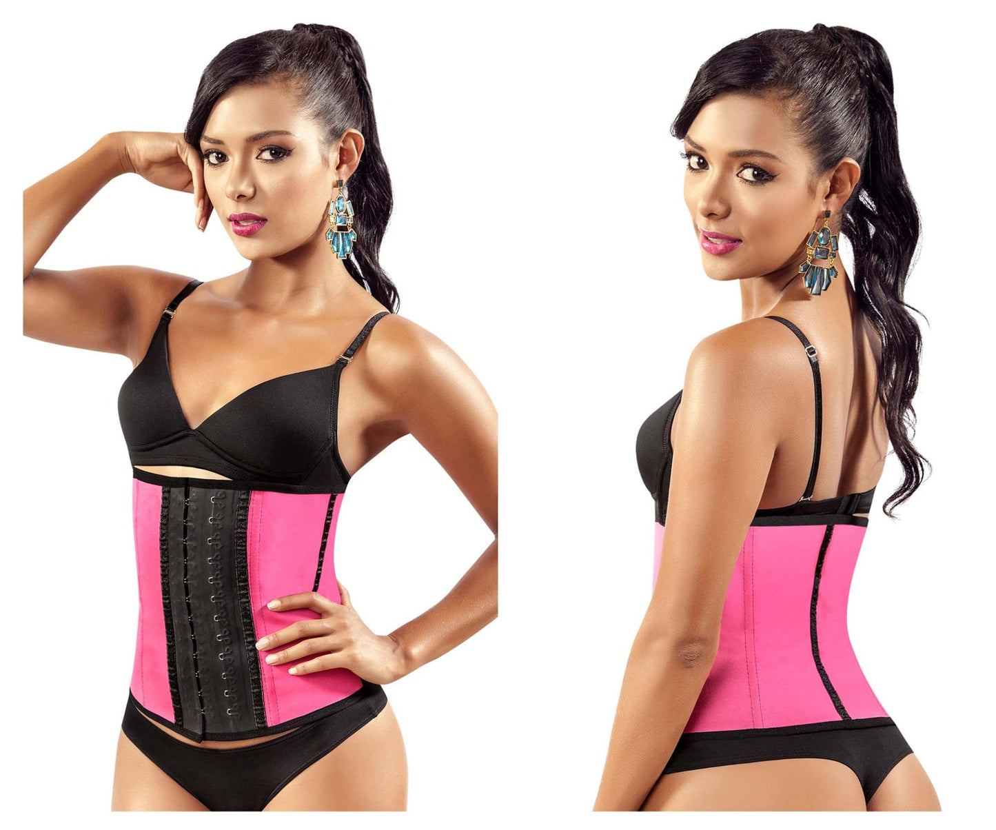 8031 Sport Latex Waist Trainer Pink