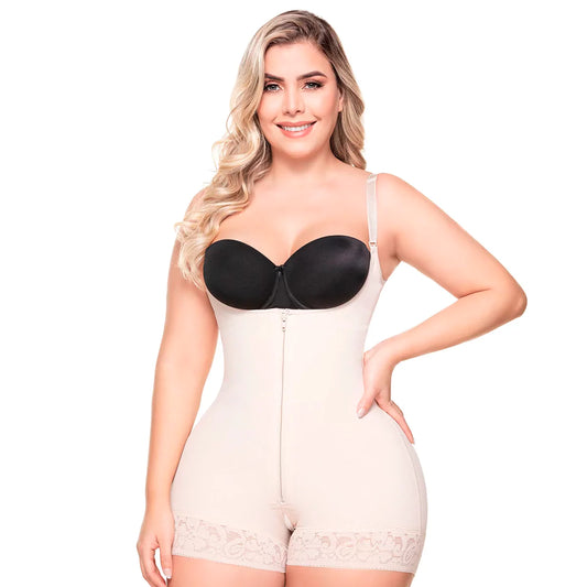 096ZF Butt Lifter Bodysuit Powernet – medium-compression bodysuit with tummy control and butt-lifting effect