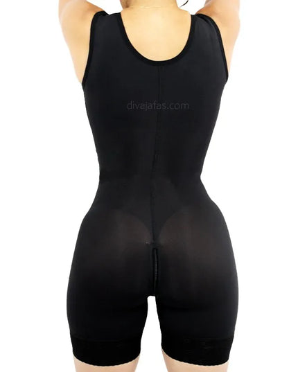 lipo bbl compression bodysuit adjustable straps