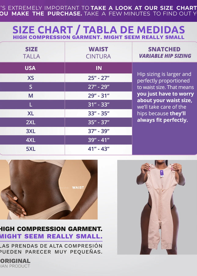 Snatched Post-Surgery Faja Colombiana No Bra 05L1