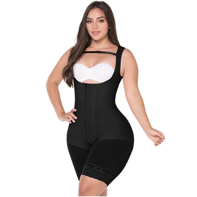 post surgical compression bodysuit waist shaping effect