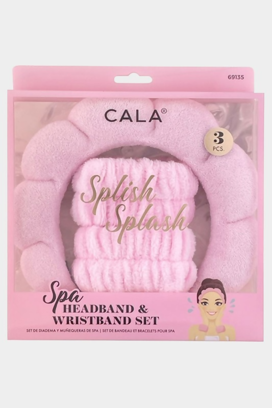 Spa Headband & Wristband Set