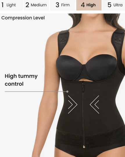 Women's Compression Vest | Abdomen Control & Posture Support | Model 1338