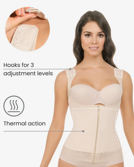 Women's Compression Vest | Abdomen Control & Posture Support | Model 1338