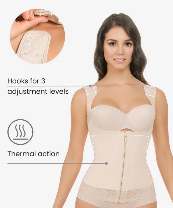 Women's Compression Vest | Abdomen Control & Posture Support | Model 1338