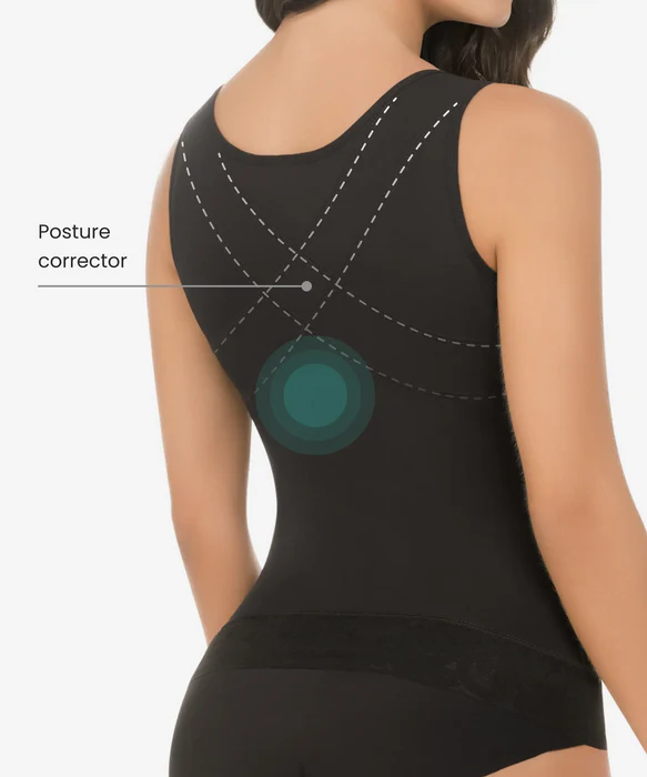 Women's Compression Vest | Abdomen Control & Posture Support | Model 1338