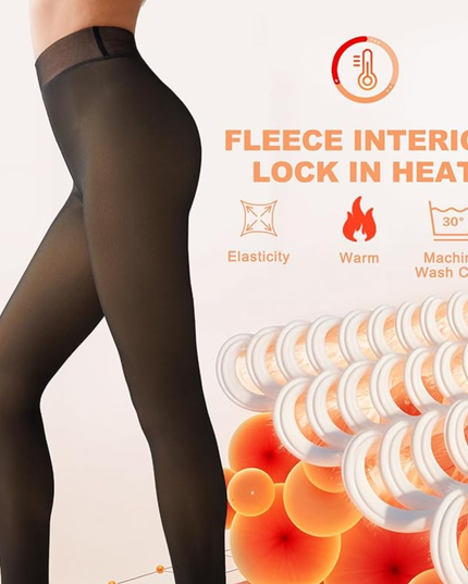 women fleece lined leggings ref 1215