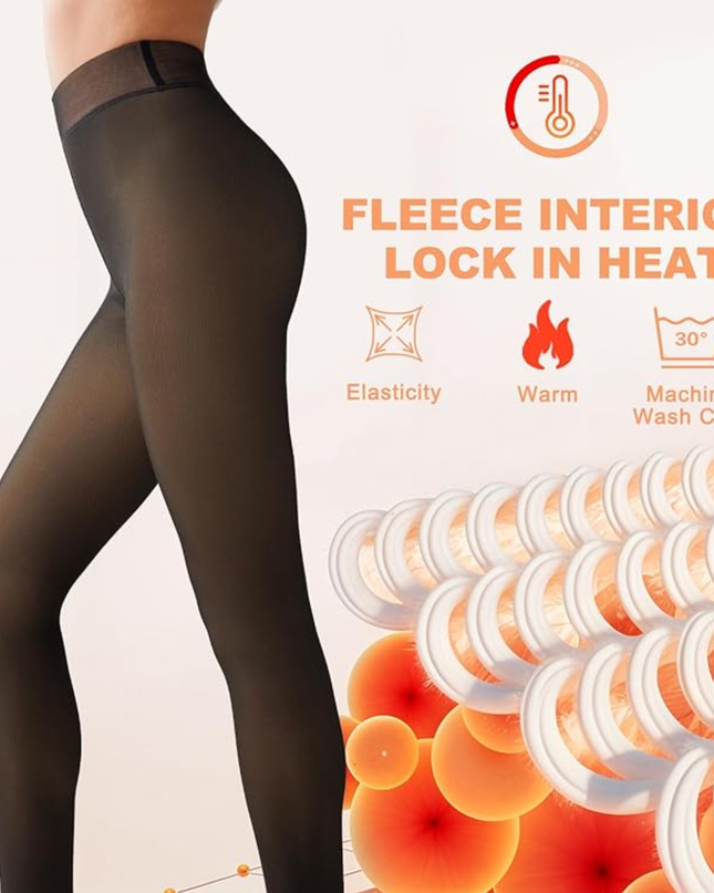 women fleece lined leggings ref 1215