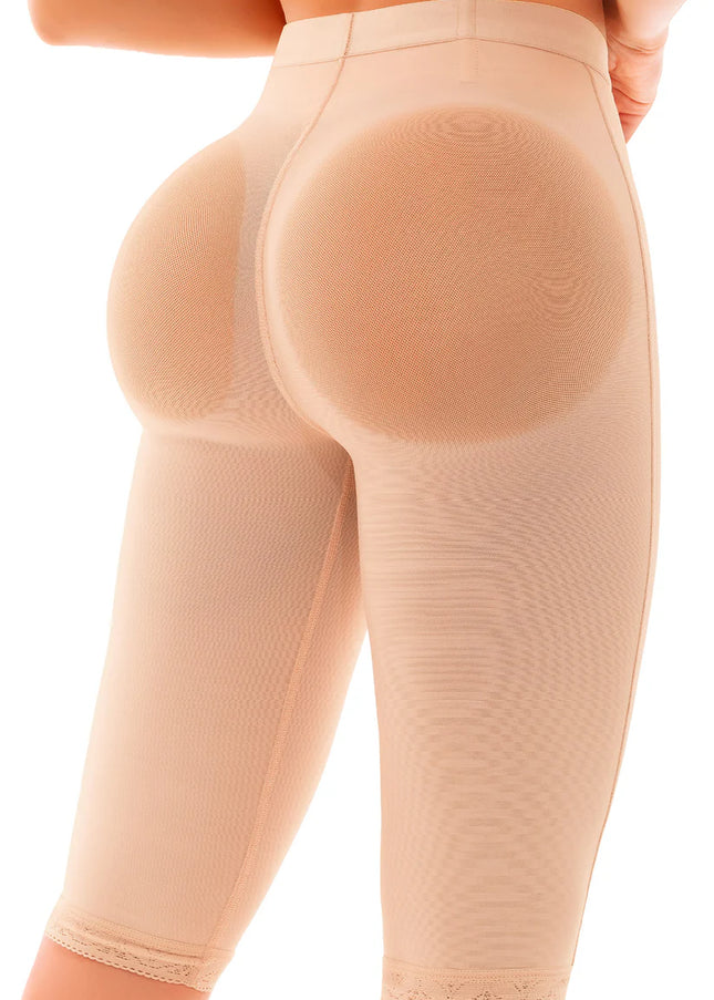 tummy control butt lifting shapewear capri 4002