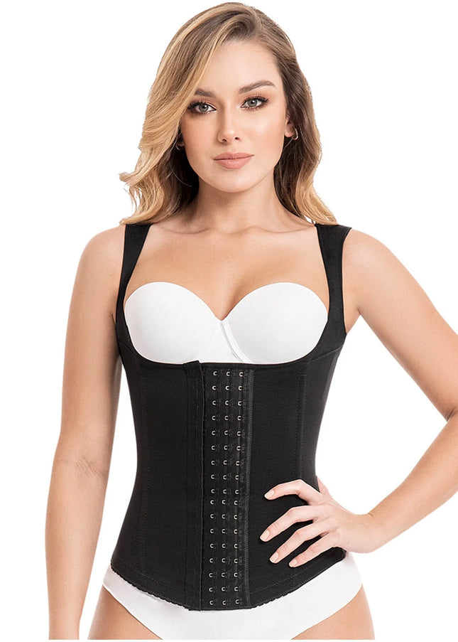 Tummy Control Shapewear Vest | Open Bust Compression & Posture Support | Ref. 4055