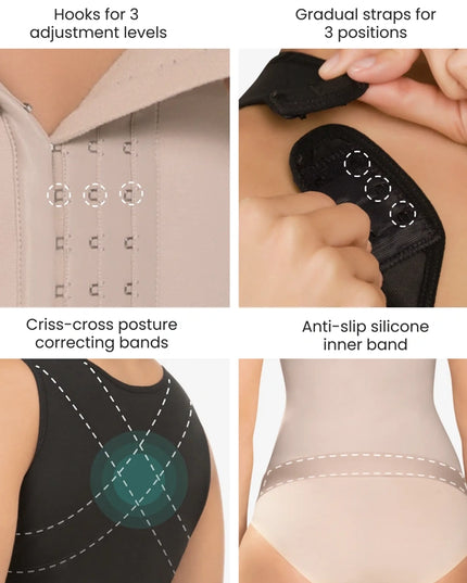 compression posture support vest 427