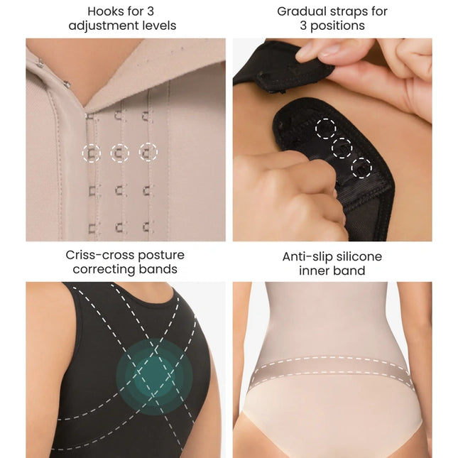 compression posture support vest 427