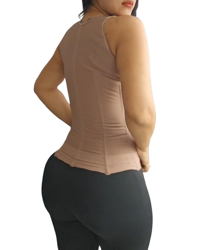 Chaleco 428 | Post-Surgical Compression Vest Bra with Girdle Support