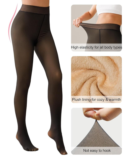 women fleece lined leggings ref 1215