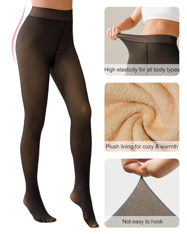 women fleece lined leggings ref 1215