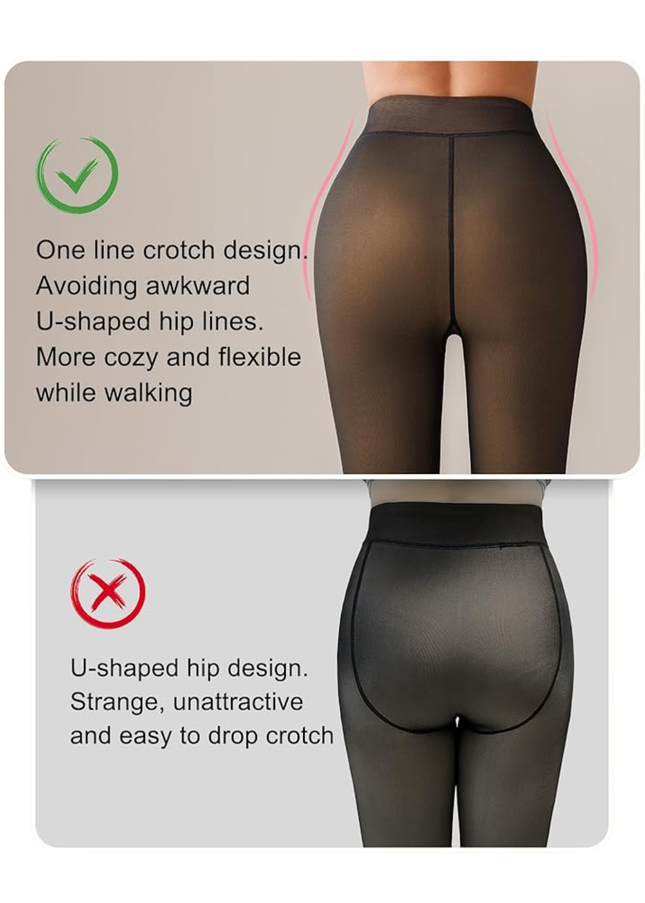 Fleece Lined Leggings Thermal Tights for Women – Ref 1215