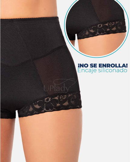 Insta-Booty Black Padded Panty 6056
