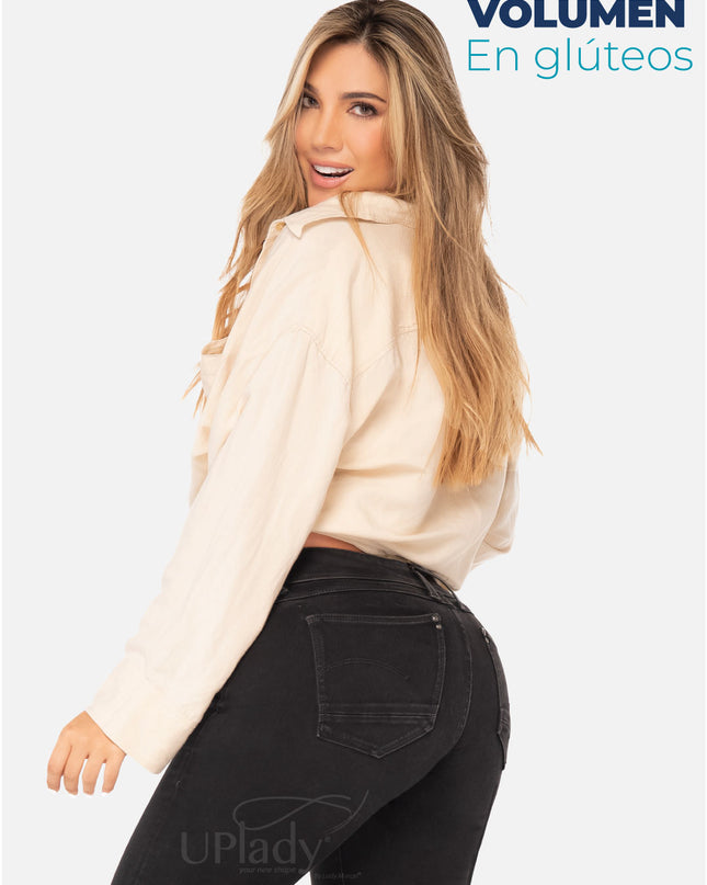 Insta-Booty Black Padded Panty 6056