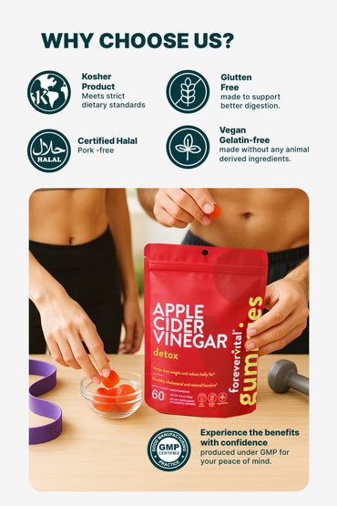 Apple Cider Vinegar Gummies for Weight Loss | Forevervital