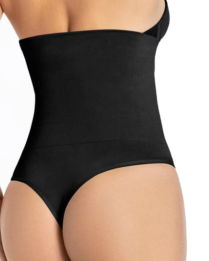 High Waisted Thong Shapewear Tummy Control 3740