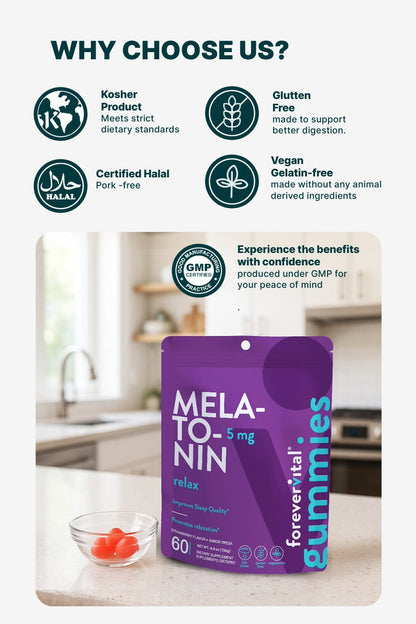Melatonin Gummies for Sleep | Forevervital