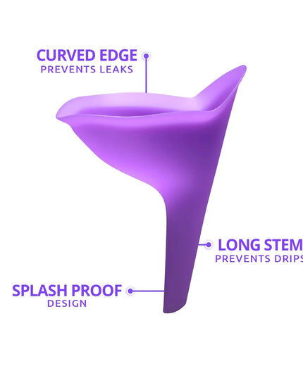 female urinal device reusable silicone
