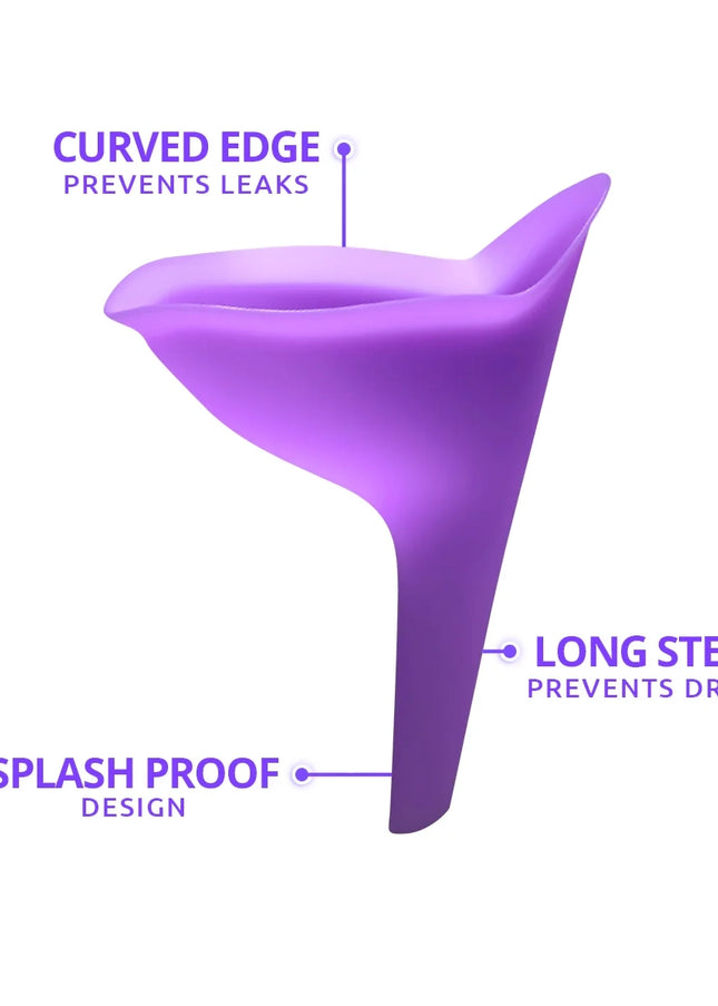 female urinal device reusable silicone