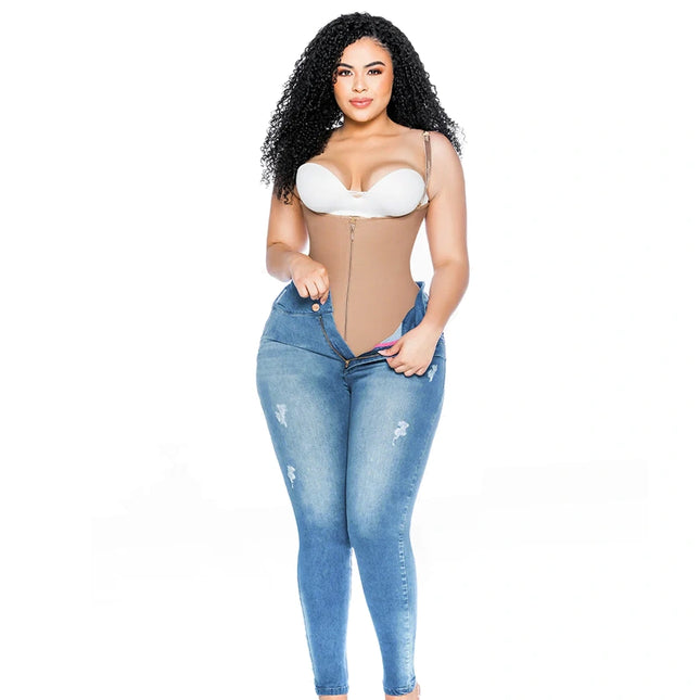 invisible effect girdle high compression bodysuit
