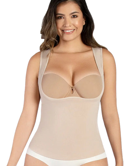 tummy control open bust control tank shapewear 3568