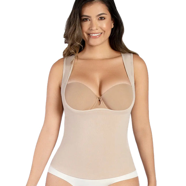 3568 Essential Open Bust Control Tank | Tank Top Moldeador Escote Abierto