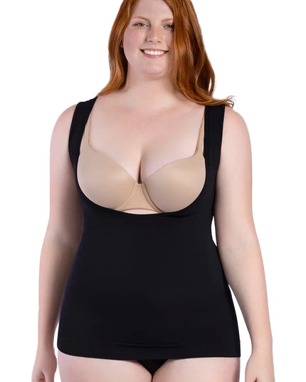 seamless control open bust control tank top 3568