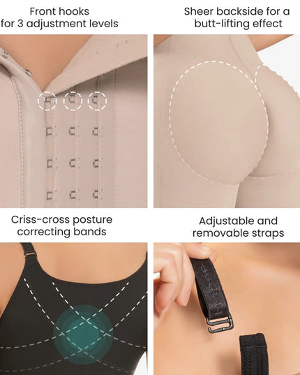 471 Firm Control Bodysuit with Butt Lift | Post-Surgical & Butt-Lifting Support