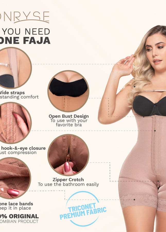 Butt Lifter Bodysuit Firm Compression BBL 211