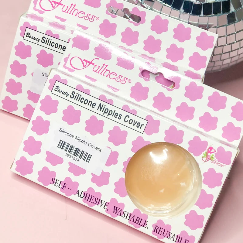 Cubre pezones de Silicona Invisible Reutilizables y Cómodos