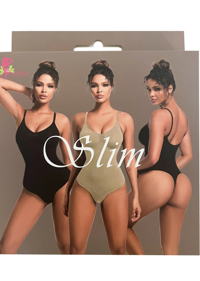 seamless thong bodysuit high compression Ref 9253