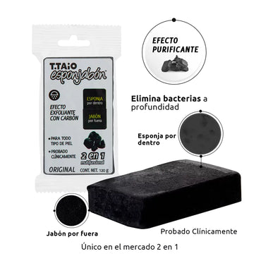 Esponjabón carbón, Purificante