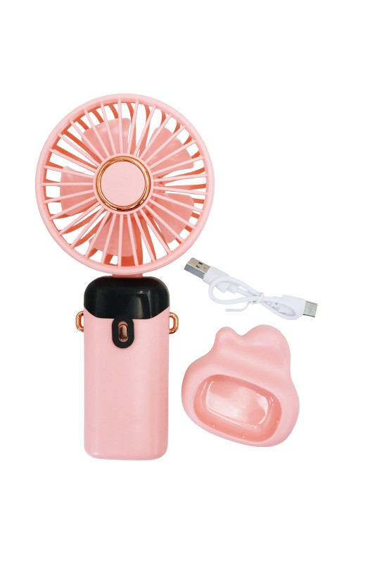 Portable Phone Tabletop Electric Fan W/ Display