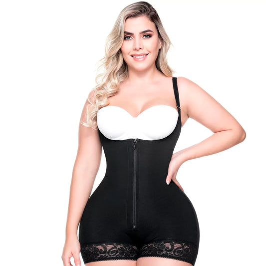 096ZF Butt Lifter Bodysuit Powernet